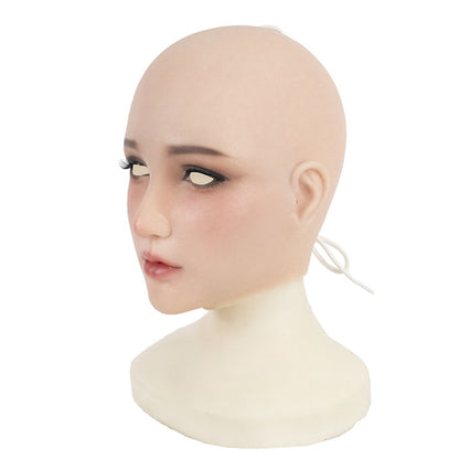 Chin Silicone Realistic Face Female Mask - Quaworth