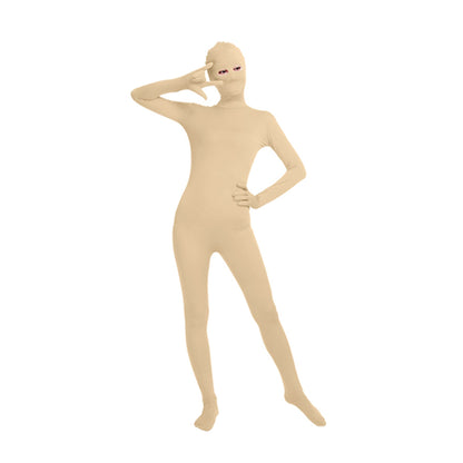 Solid Color Full Cover Open Eyes Lycra Zentai Bodysuit (Pack of 2) - Quaworth
