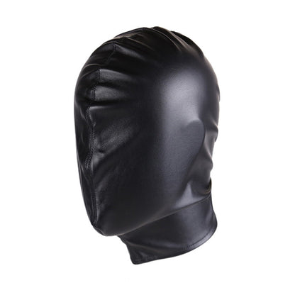 Lace Up Soft Vegan Leather Full Cover Hood Mask - Quaworth