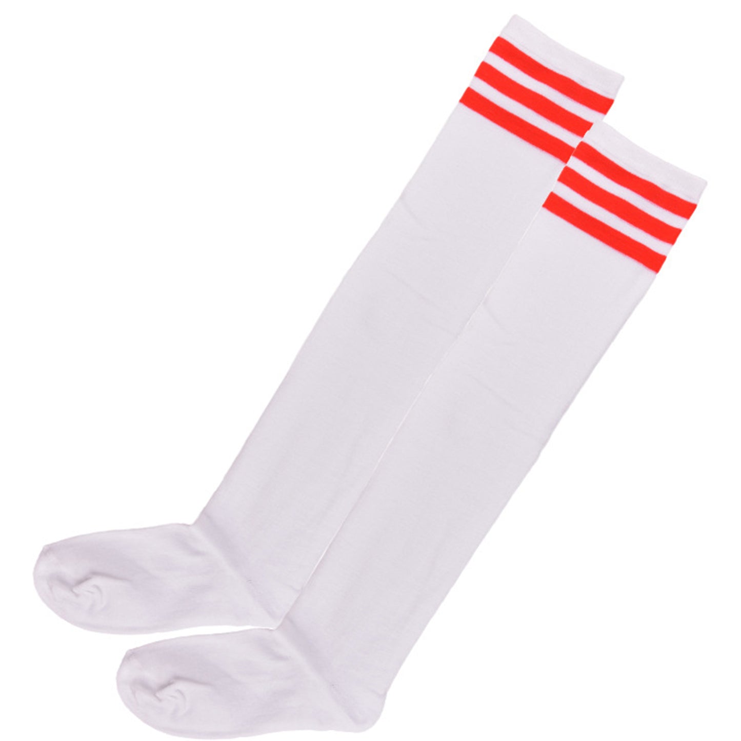 Three Bar Thigh High Socks - Quaworth