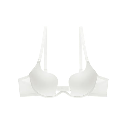 Solid Color U Plunge Bra - Quaworth