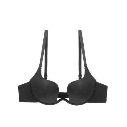 Solid Color U Plunge Bra - Quaworth