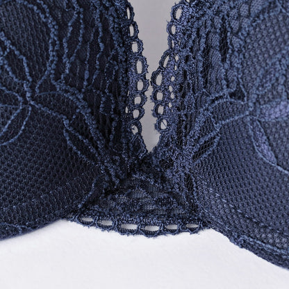 Lace Floral Push Up Underwear Set - Quaworth