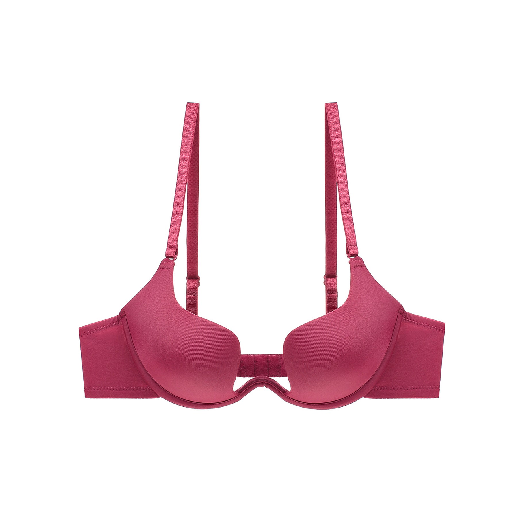 Solid Color U Plunge Bra - Quaworth
