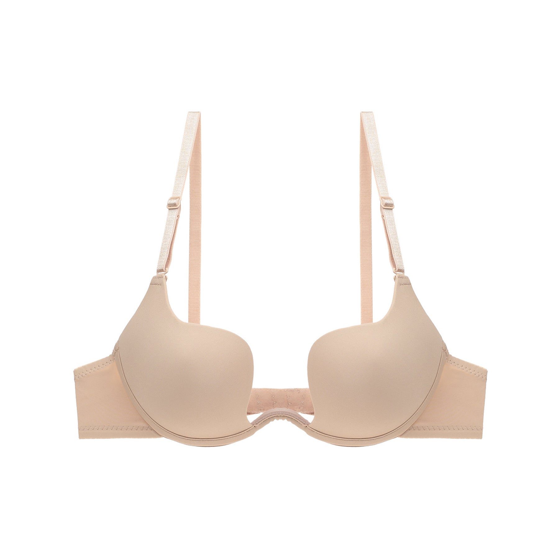 Solid Color U Plunge Bra - Quaworth