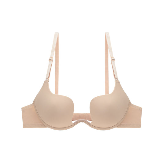 Solid Color U Plunge Bra - Quaworth
