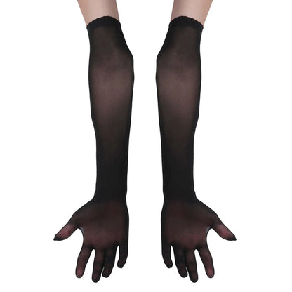 Seamless Sheer Opera Gloves - Quaworth