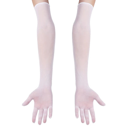 Seamless Sheer Opera Gloves - Quaworth