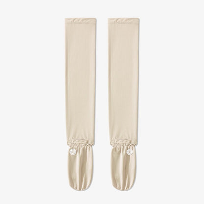 Solid Color Sunscreen Ice Silk Skincare Arm Sleeves - Quaworth