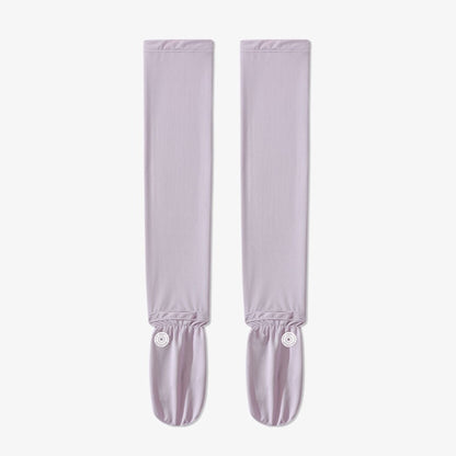 Solid Color Sunscreen Ice Silk Skincare Arm Sleeves - Quaworth