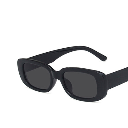 Square Cat Eye Small Thick Frame Resin Sunglasses - Quaworth