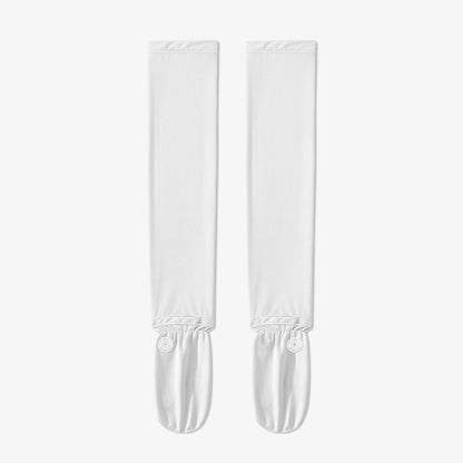 Solid Color Sunscreen Ice Silk Skincare Arm Sleeves - Quaworth