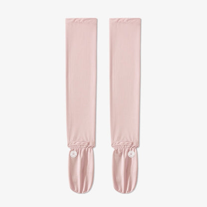 Solid Color Sunscreen Ice Silk Skincare Arm Sleeves - Quaworth