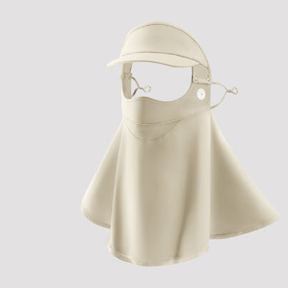 Gradient Ice Silk Sunscreen Mask - Quaworth