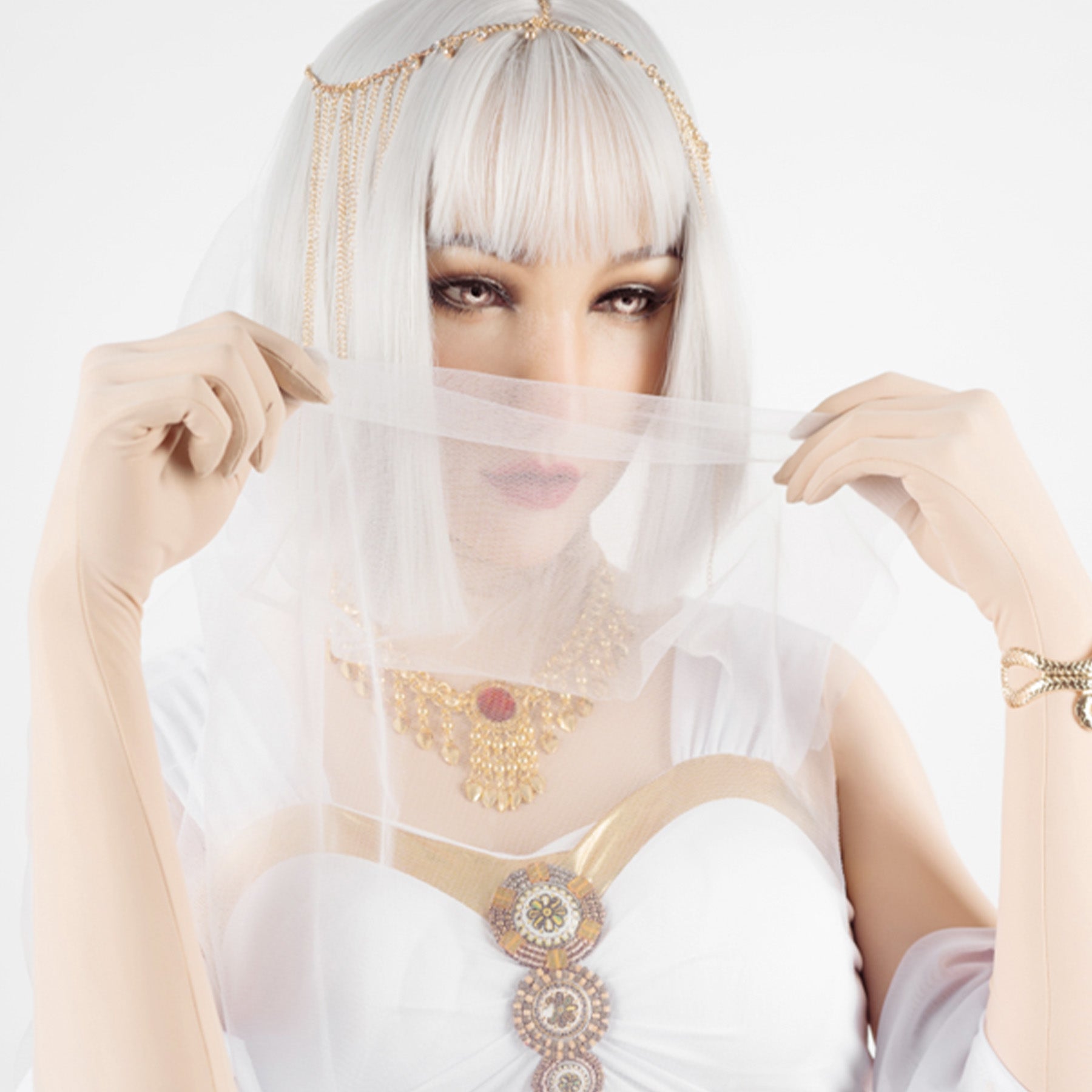 Chin Silicone Realistic Face Female Mask - Quaworth
