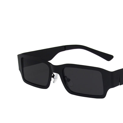 Metal Square Thick Full Frame Sunglasses - Quaworth