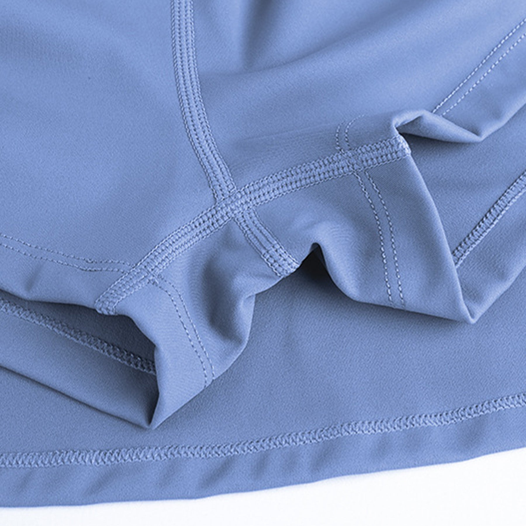 Solid Color Inner Pocket Short Workout Skort - Quaworth