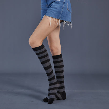 Three Bar Stripe Medium Tube Stocking - Quaworth