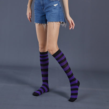 Three Bar Stripe Medium Tube Stocking - Quaworth