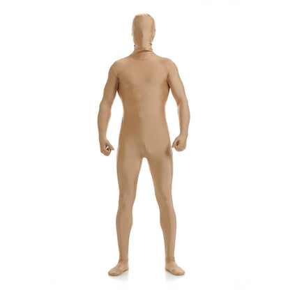 Solid Color Full Cover Lycra Spandex Zentai Bodysuit - Quaworth