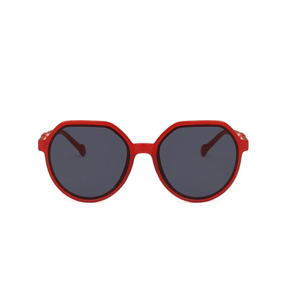 Round Flat Top Frame Sunglasses - Quaworth