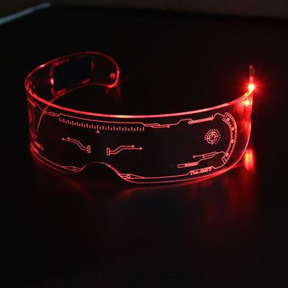 LED Light Party Visor Glasses - Quaworth