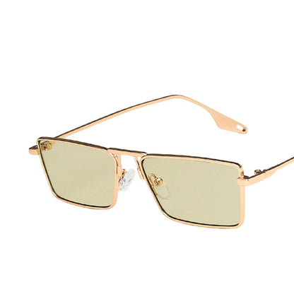 Metal Square Frame Sunglasses - Quaworth