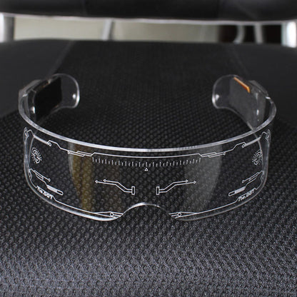 LED Light Party Visor Glasses - Quaworth