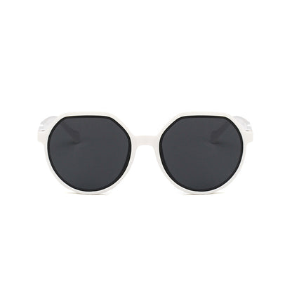 Round Flat Top Frame Sunglasses - Quaworth