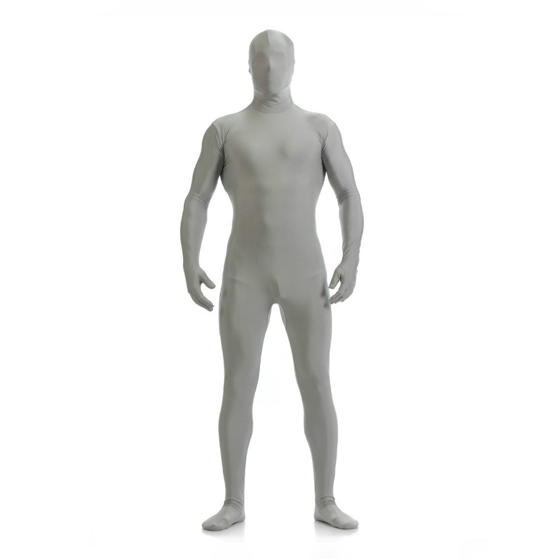 Solid Color Full Cover Lycra Spandex Zentai Bodysuit - Quaworth