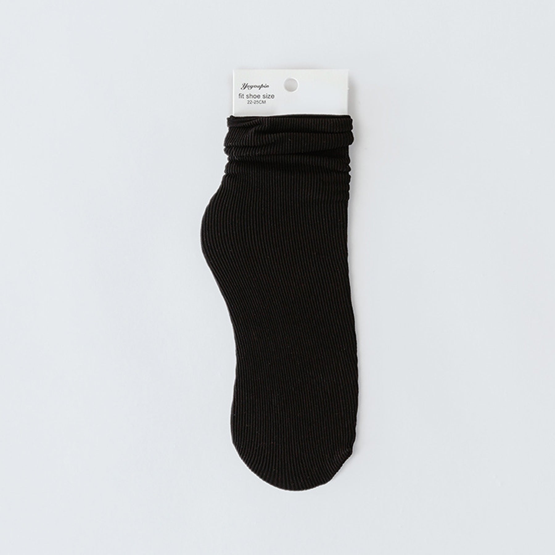 Solid Color Loose Crew Socks - Quaworth