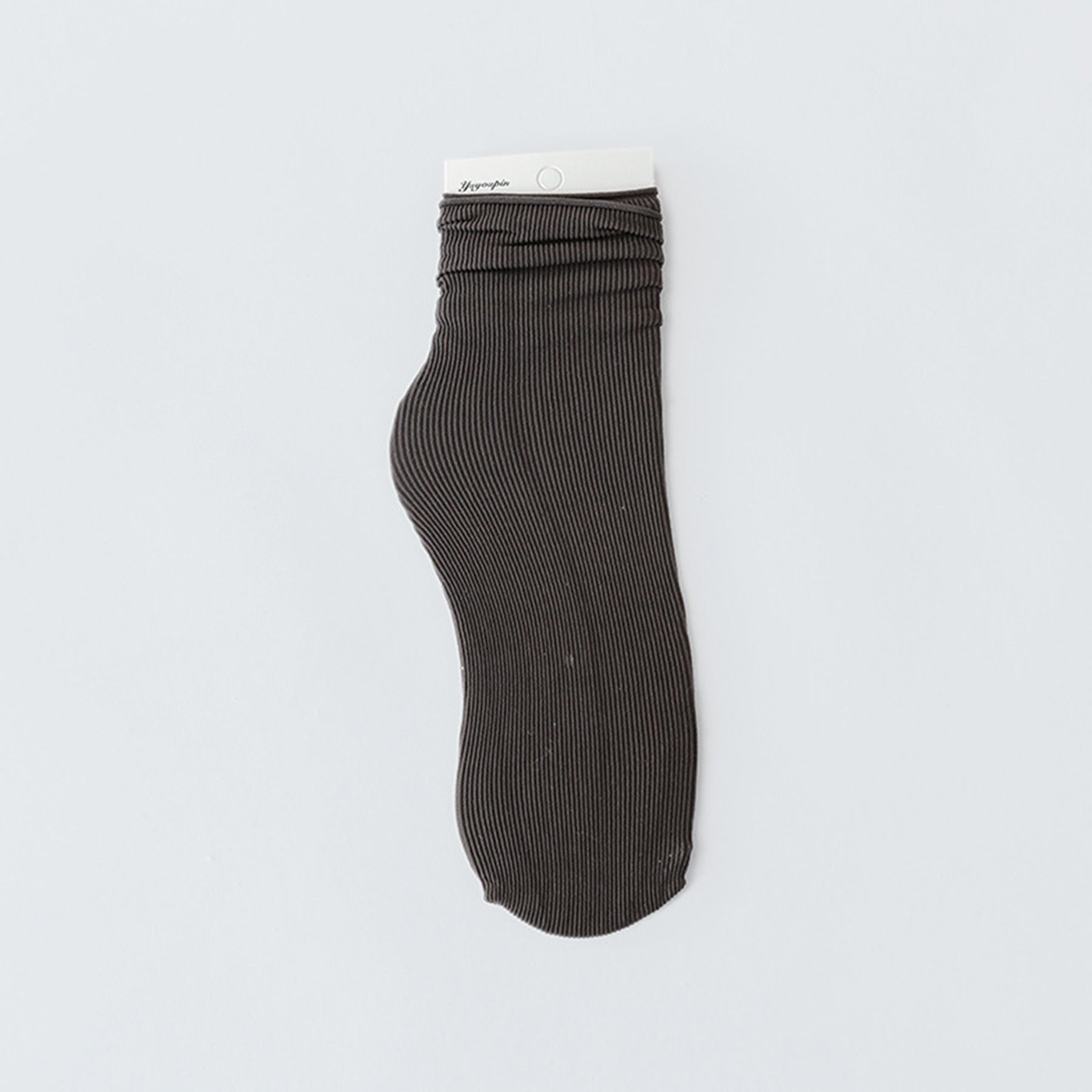 Solid Color Loose Crew Socks - Quaworth