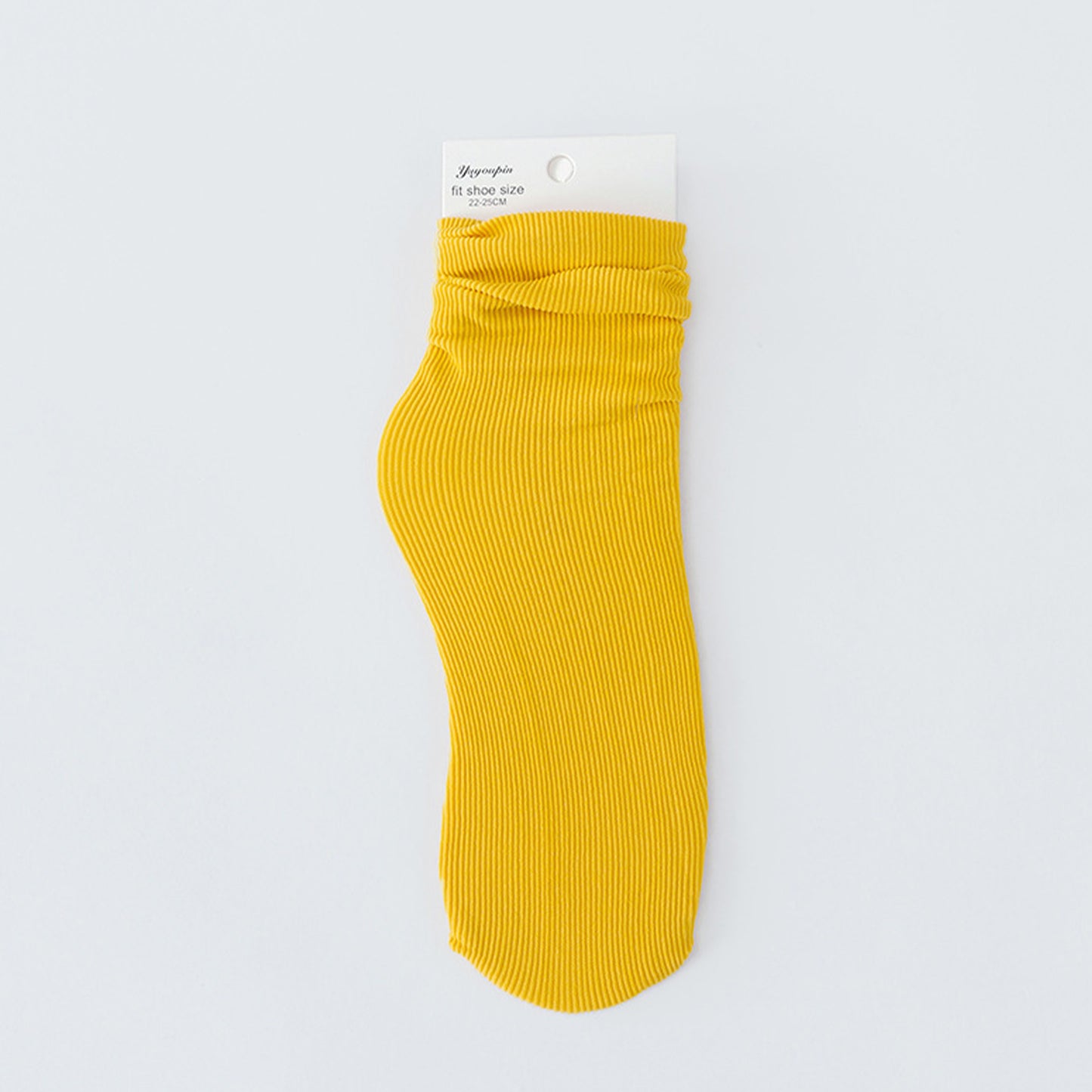 Solid Color Loose Crew Socks - Quaworth