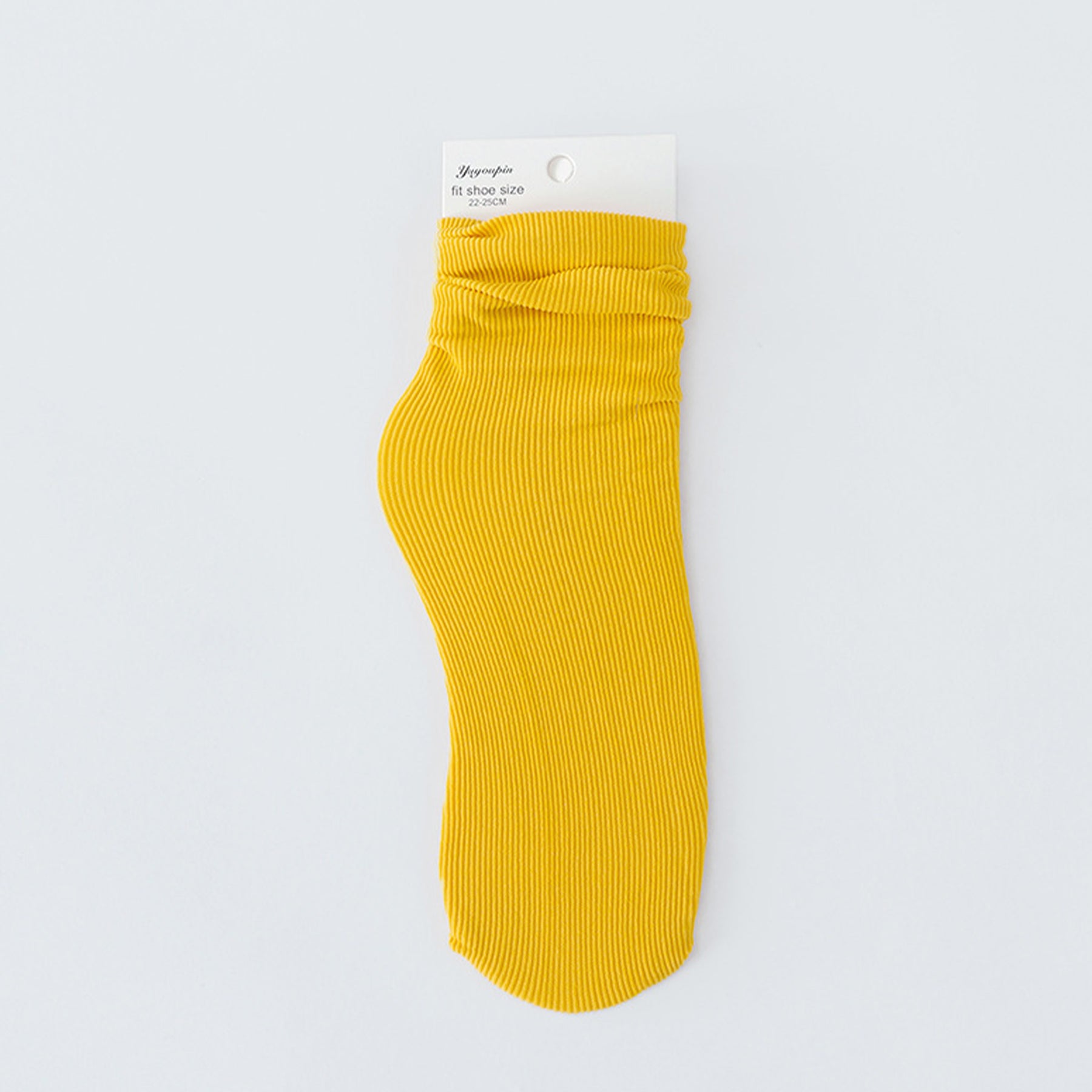 Solid Color Loose Crew Socks - Quaworth
