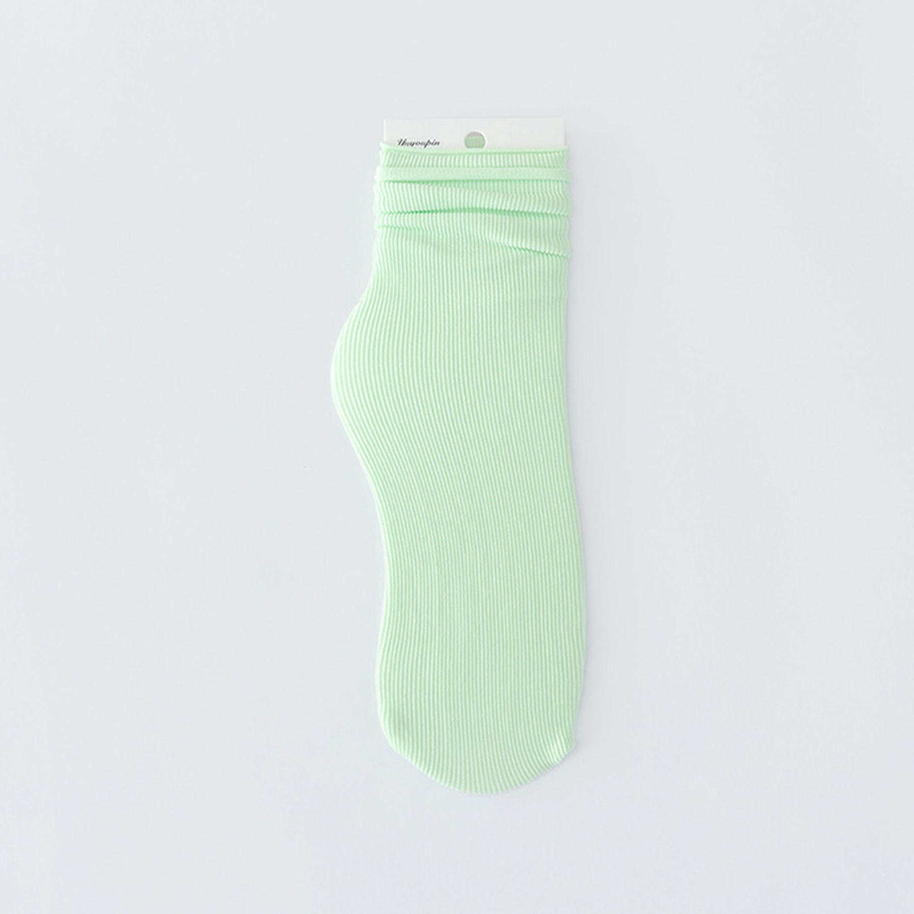 Solid Color Loose Crew Socks - Quaworth