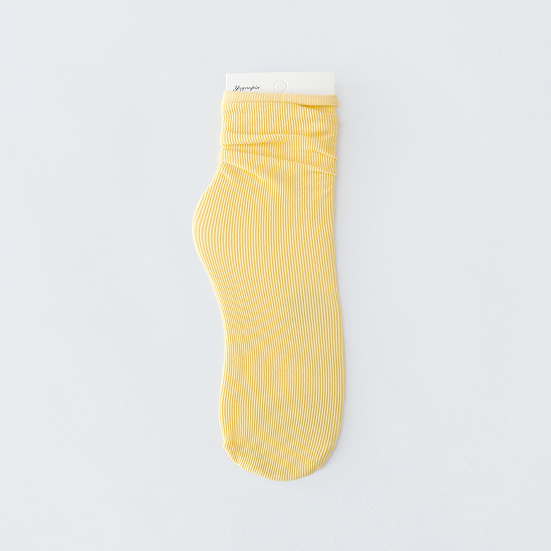 Solid Color Loose Crew Socks - Quaworth