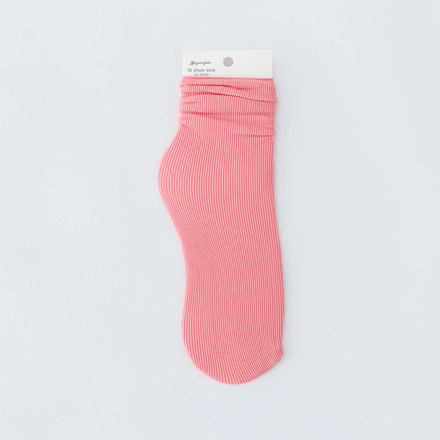 Solid Color Loose Crew Socks - Quaworth