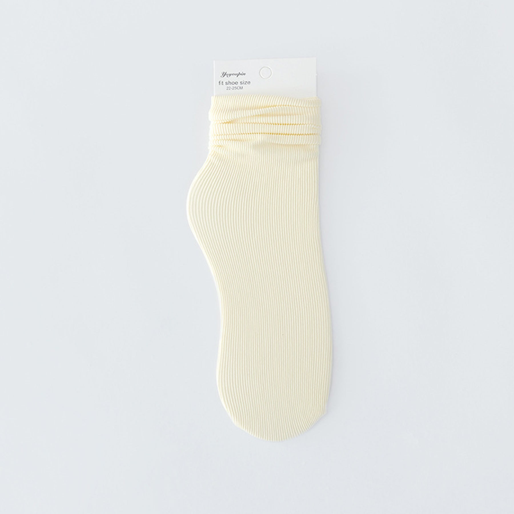 Solid Color Loose Crew Socks - Quaworth