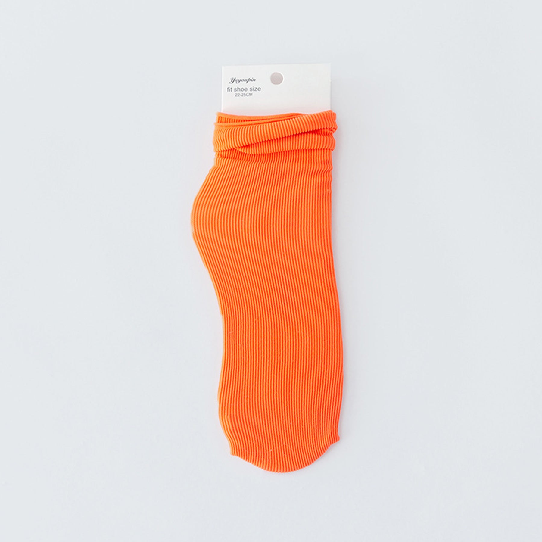 Solid Color Loose Crew Socks - Quaworth
