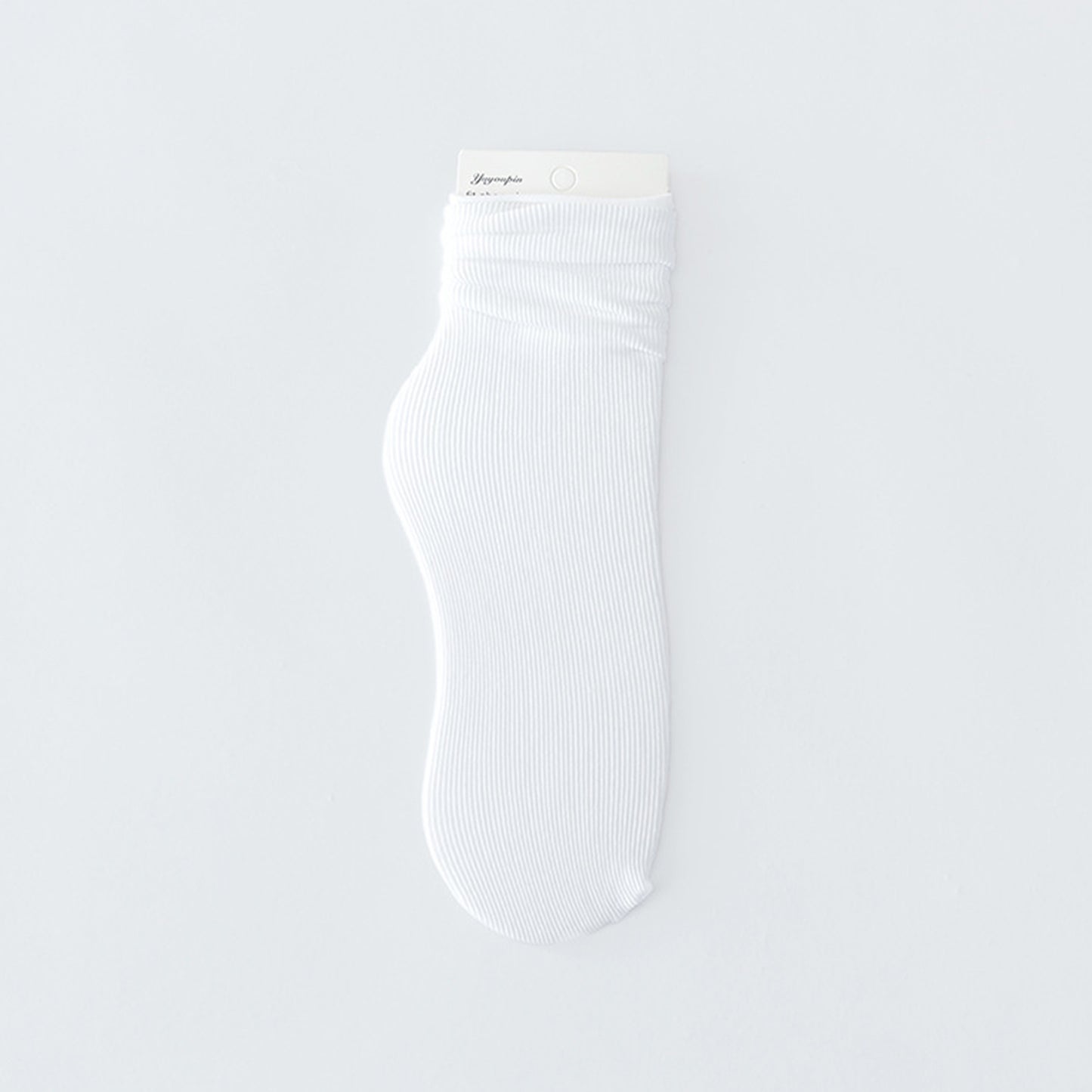 Solid Color Loose Crew Socks - Quaworth